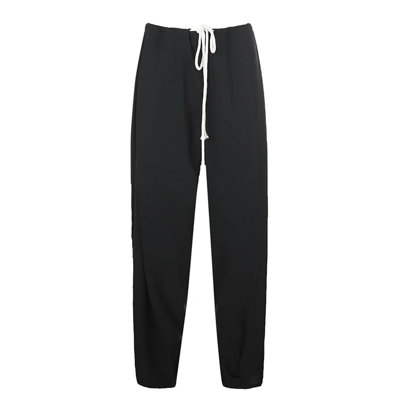 

Weekeep Streetwear Joggers Women Harem Pants Loose Fashion High Waist Drawstring Sweatpant Female Casual Hip Hop Sporty Trousers