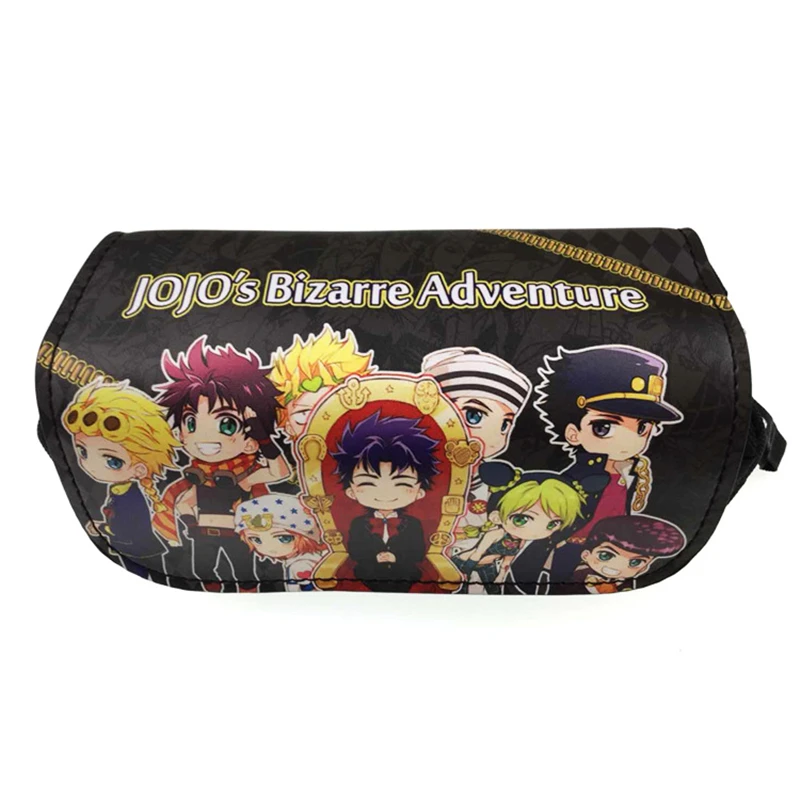 Большой Ёмкость Двойная застежка молния карандаш мешок JoJo'S невероятное