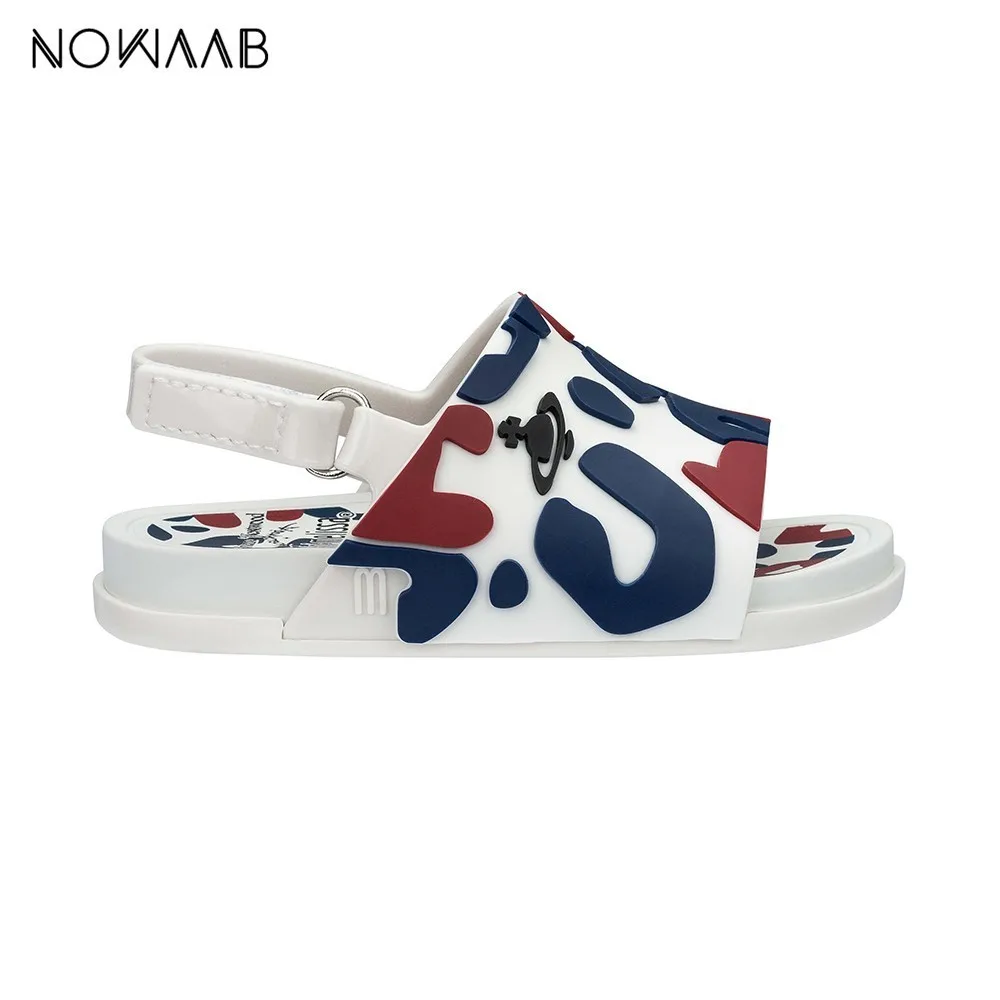 Мини-сандалии Melissa для девочек пляжные сланцы новинка 2019 летние сандалии Jelly