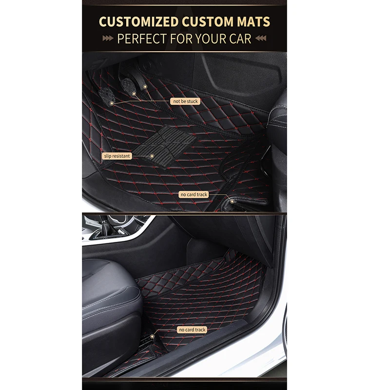 Flash mat leather car floor mats For volvo xc90 s60 v40 s40 xc60 xc40 c30 c70 s80 s90 v50 xc70 v60 v90 xc-classic accessorie | Автомобили