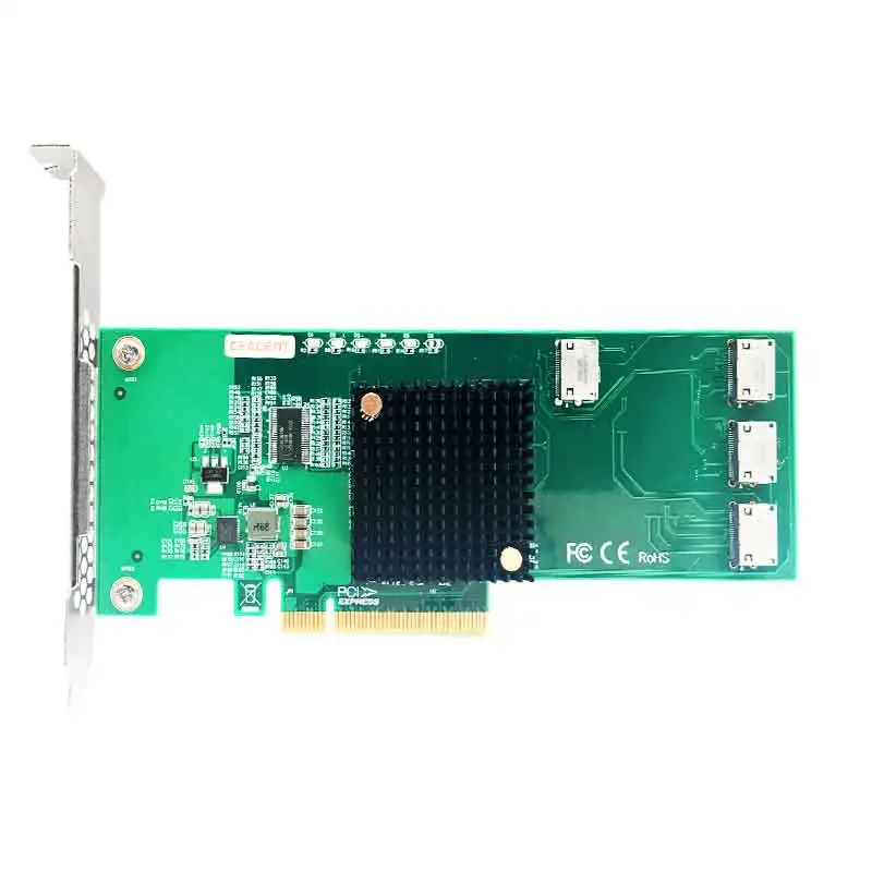 ceacent nvme контроллер ssd райзер 12gbs anol4pe08 oculink к