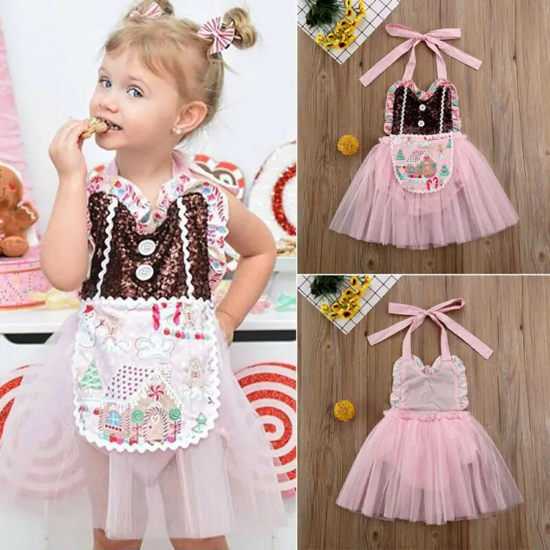 Детское летнее боди pudcoco 2020 Платье принцессы для маленьких девочек платье на