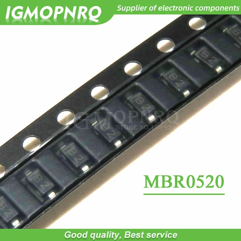 100 шт./лот MBR0520LT1G диод Шоттки MBR0520 SOD-123 новый оригинальный