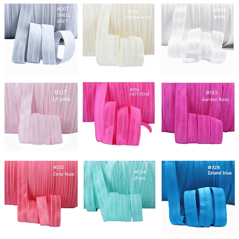 (100 ярдов/рулон) Бесплатная доставка 5/8 дюйма однотонный эластичный | Дом и сад