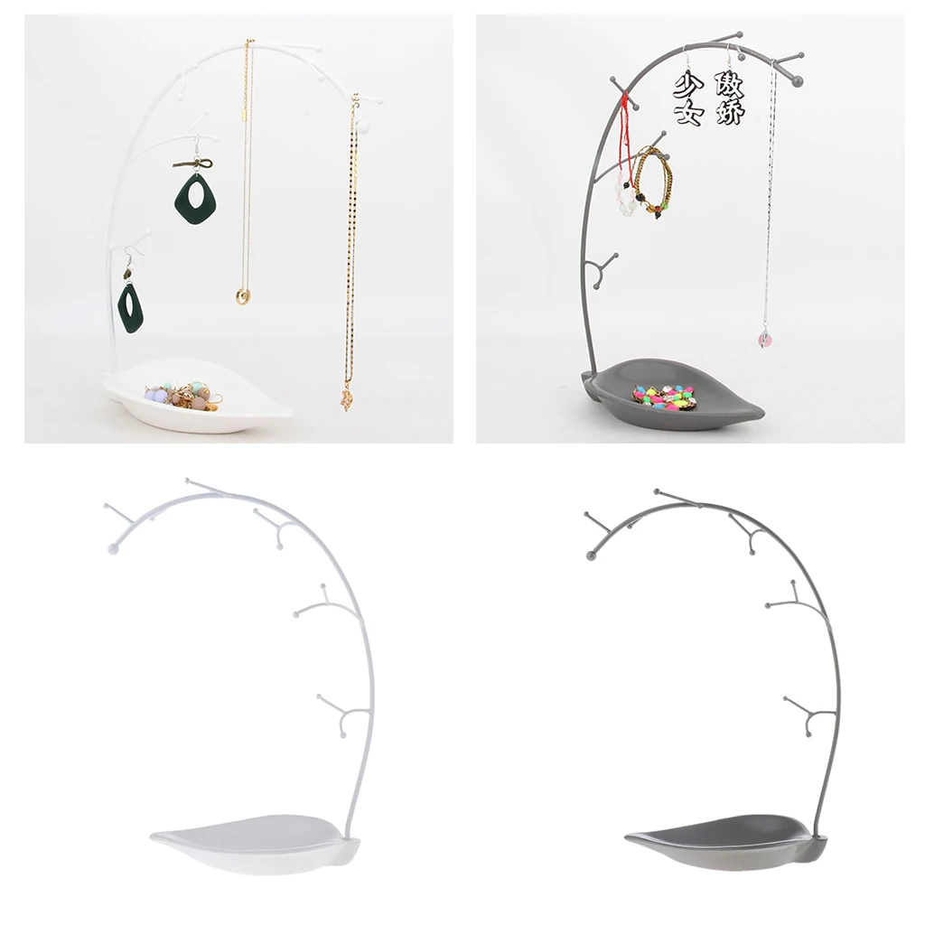 

Vintage Jewelry Display Stand Tree Organizer for Bracelet Necklace Holder Rack Hanger Hook