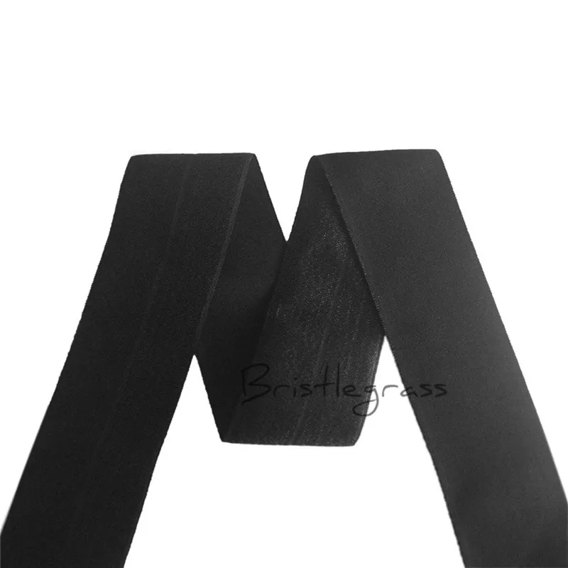 Щетина трава 100 ярдов в рулоне 1-1/2 &quot40 мм Твердый Блестящий FOE Foldover Elastics спандекс