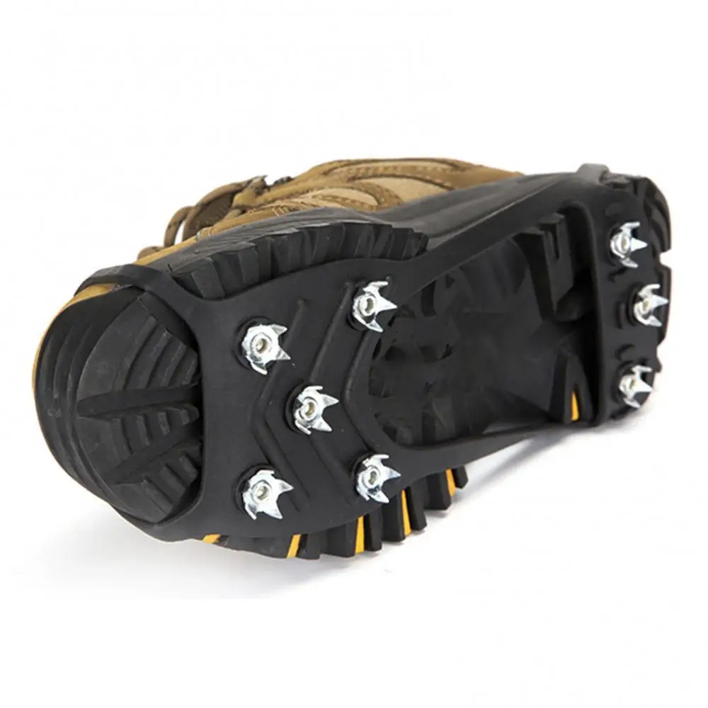 

40%HOT 2Pcs Non-slip 8-tooth Crampons Silicone Shoes Cover Outdoor Travel Equipment