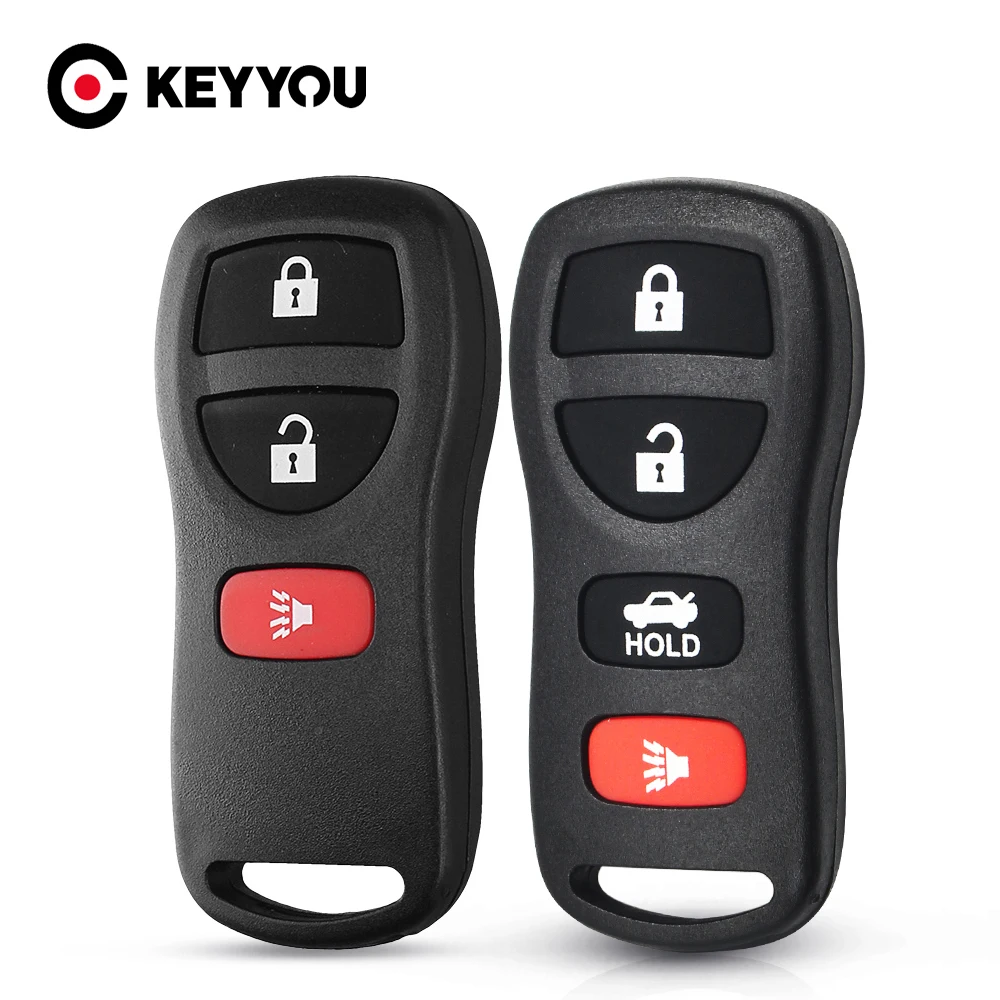 Чехол KEYYOU для NISSAN Pathfinder Titan Versa Maxima Frontier Xterra Murano INFINITI 2/3 кнопок дистанционный