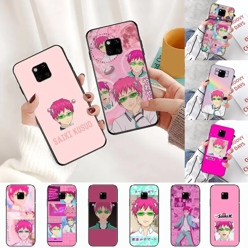 

The Disastrous Life of Saiki K Saiki Kusuo Phone Case For Huawei honor Mate 10 20 30 40 i 9 8 pro x Lite P smart 2019 nova 5t