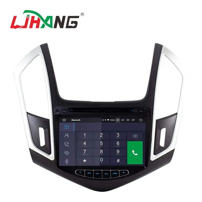 Автомобильный мультимедийный DVD-плеер LJHANG 8 дюймов Android 10 для CHEVROLET CRUZE 2013 2014 2015 2 Din