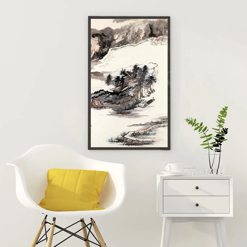 Китайские известные черно-белые Чернила картины по номерам художественные