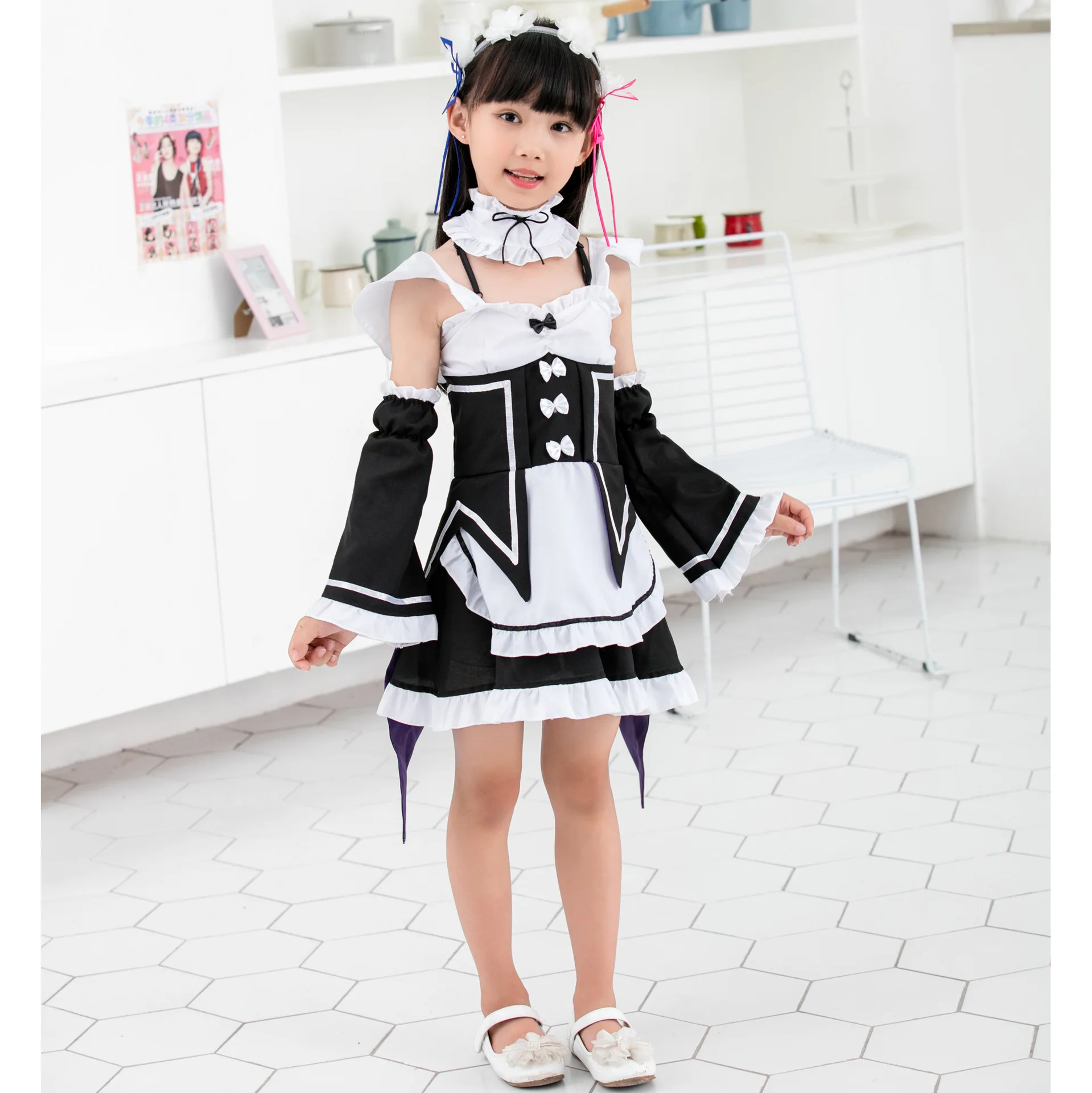 2019 Хэллоуин Рождество детский Аниме Косплей Костюм Детский сад игра