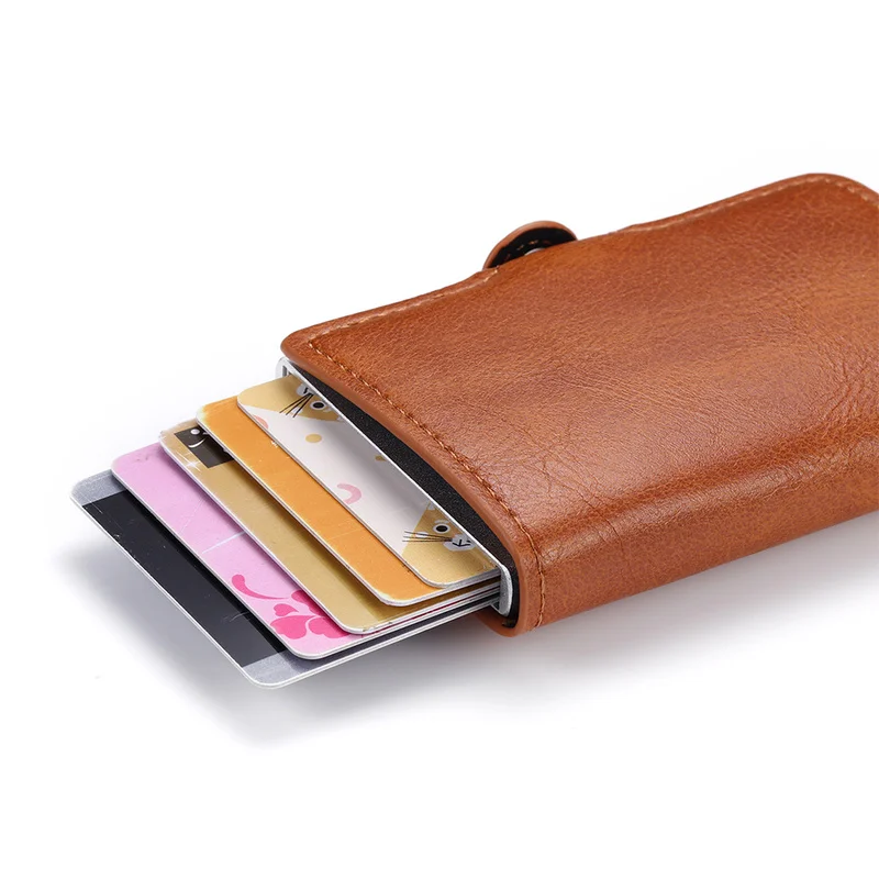 Кошелек из искусственной кожи для кредитных карт с RFID-защитой | Багаж и сумки