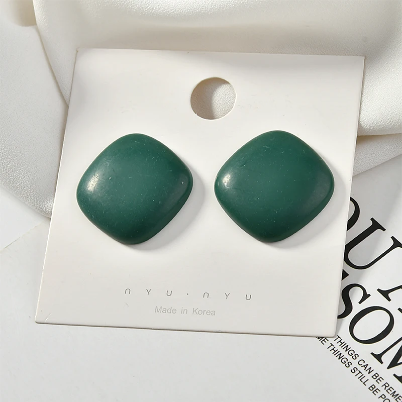 Осень и зима ретро матовые цветные Геометрические Квадратные полимерные