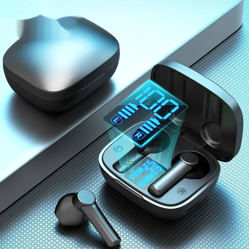 

Bluetooth-гарнитура Спортивная уличная с зарядным футляром и светодиодный фоном