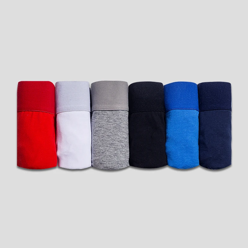 

ADANNU Brand Sexy Boxershorts Men Panties Men Boxer Underwear Cotton Comfortable U Pouch Men's Underpants Solid Cueca Tanga