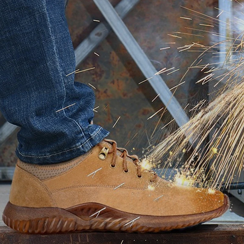 

Indestructible Sneakers Work Shoes Comfort Men Shoes Puncture-Proof Safety Shoes Men Industrial Shoes Safety Footwear Man Boots