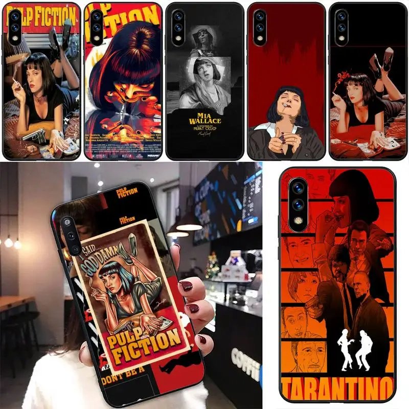 Pulp Fiction Mia Phone Case For Xiaomi Mi 11 10 5 6 A2 A2lite A1 9 9SE 8Lite 8explorer Pocophone F1 Fundas Cove on - Чехол для телефона Pulp Fiction Mia для Xiaomi Mi 11 10 5 6 A2 A2lite A1 9 9SE 8Lite 8explorer Pocophone F1 Fundas Cove on.