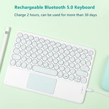 Bluetooth Wireless Keyboard Russian Arabic Thai Norsk With Touchpad For iPad Pro Air for Xiaomi Huawei Android Windows Tablet