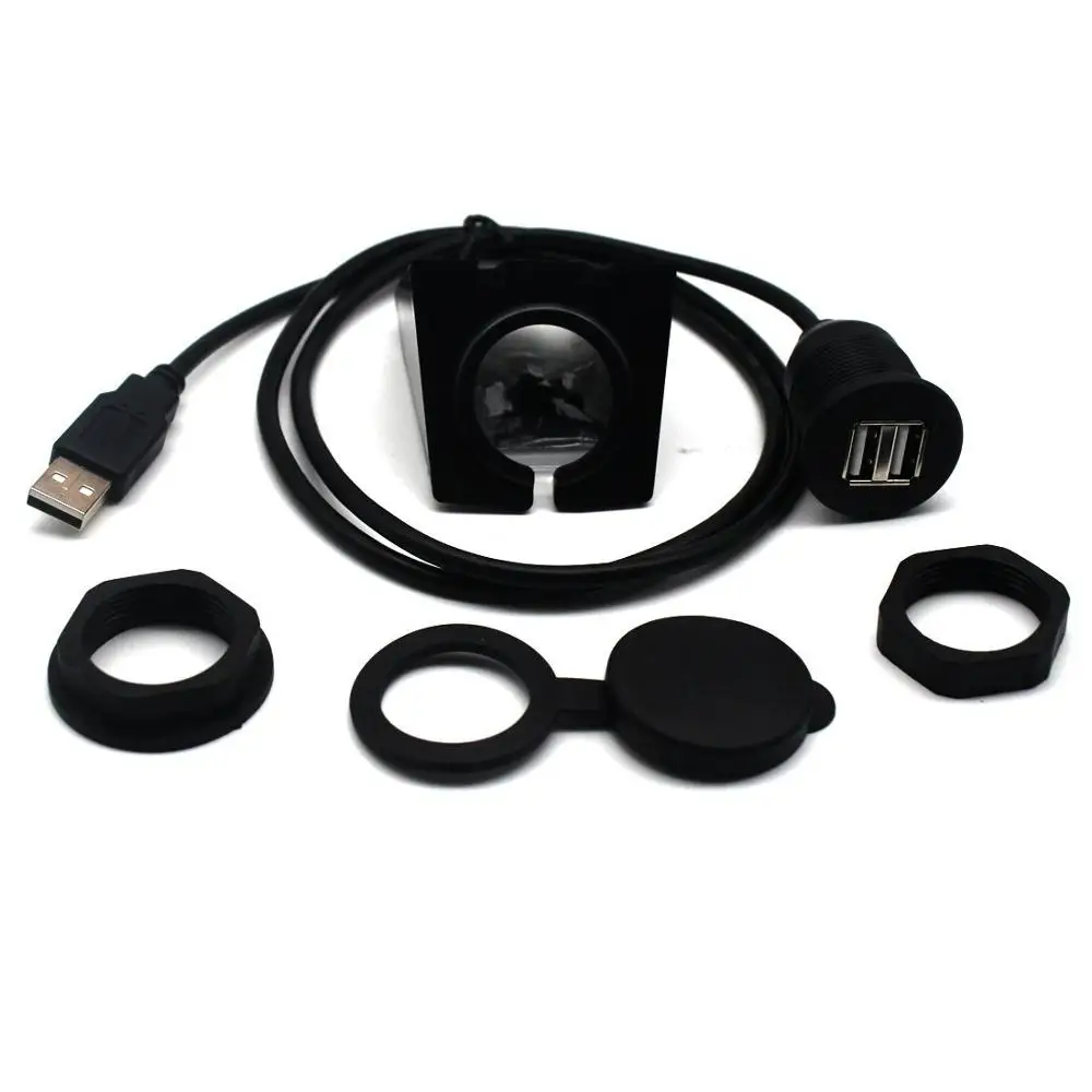 Кабель удлинитель с разъемом USB 2 0 типа А папа на A мама для монтажа панели