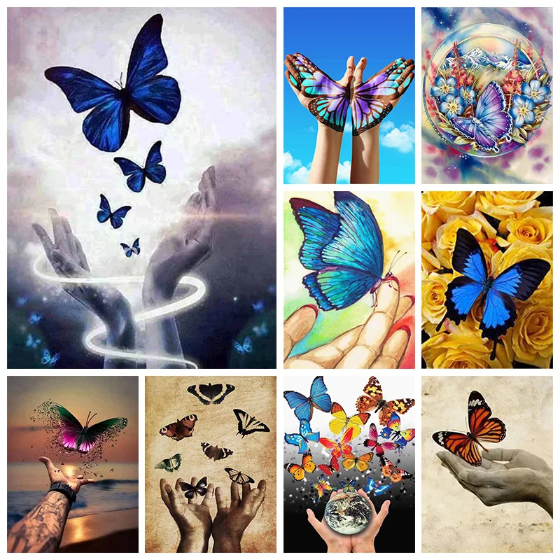 

Алмазная живопись 5D, алмазы, «сделай сам», цветок, вышивка крестиком, полная квадратная, круглая вышивка, красочная, ручная работа, домашний ...