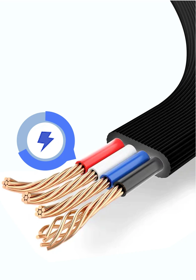 Красота мобильного кабель передачи данных телефона 2.4A Быстрый зарядный кабель Android 3-в-1 Телескопический кабель для передачи данных Mini-USB смарт-устройств Usb кабель