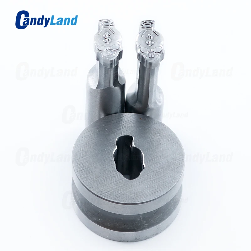 CandyLand Пользовательский логотип шаблон бумажник человеческий скелет перфоратор