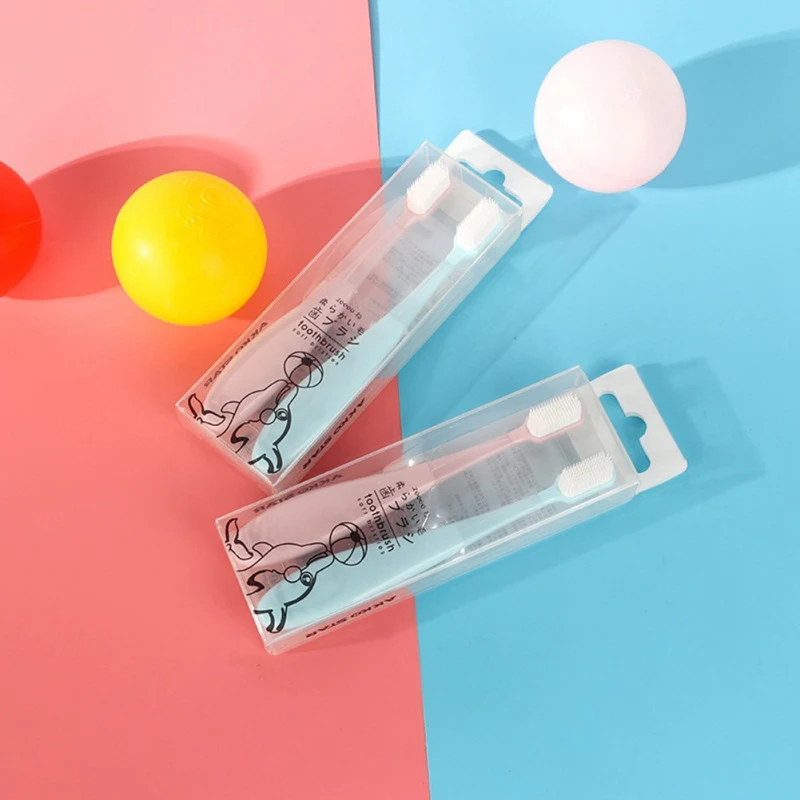 Детская зубная щетка с очень мягкой щетиной для гигиены полости рта | Мать и