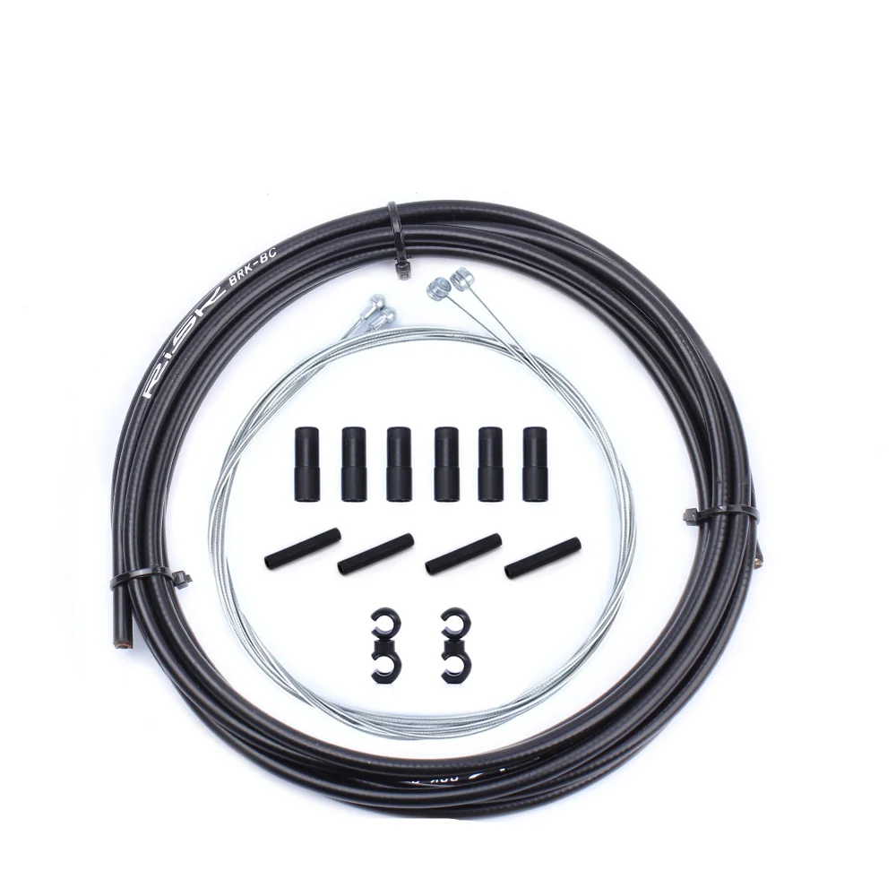 Комплект велосипедных тормозных кабелей RISK комплект направляющих для горного