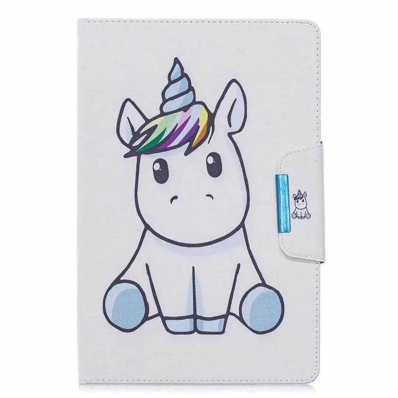 Модный чехол для планшета с фламинго единорогом Samsung Tab A 10 1 2019 кожаный Galaxy T510