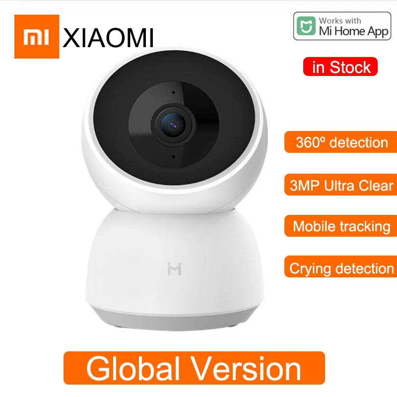 Умная камера Xiaomi 2K 1296P HD IP Wi Fi ночное видение угол обзора 360 градусов видео для Mi Home