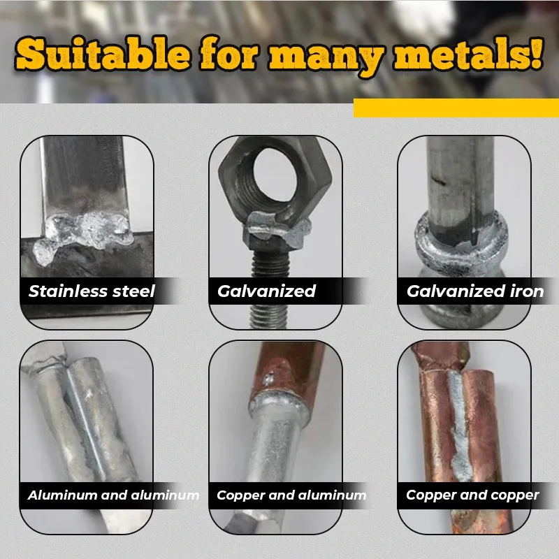 

3pcs Powder Cored Aluminum Welding Rod Low-Temperature Easy Melt Aluminum Welding Rods Solder For Aluminum Welding Rod