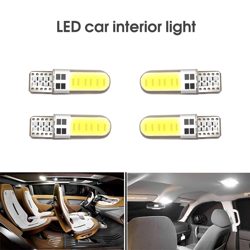 Kebedemm T10 белые светодиодные лампы без ошибок Canbus 5730 4/8/12 SMD светодиодный 12 В
