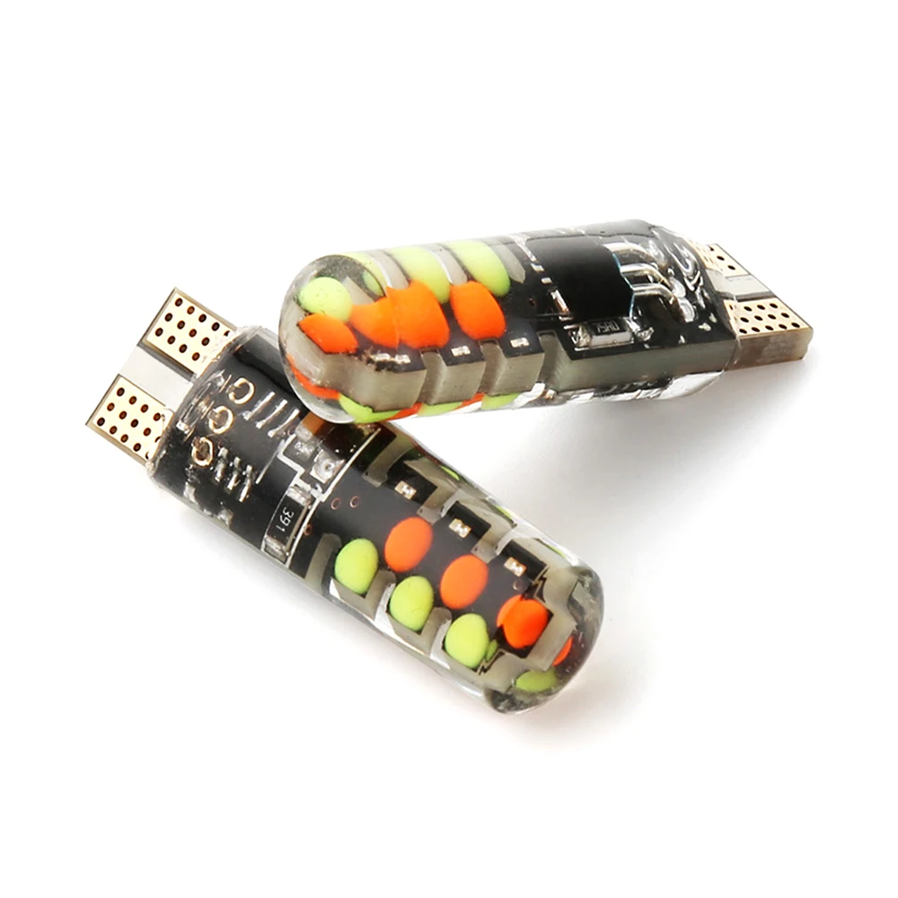 CARCTR новые габаритные огни T10 подсветка номерного знака RGB COB дистанционное