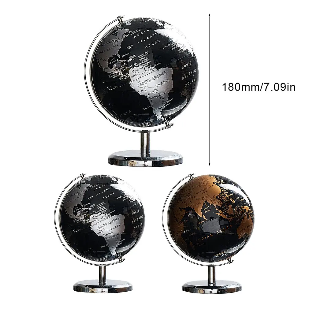 

Globe Educational Geographic Modern Desk Decoration With Metal Base Bookcase Decorations Globe Children's Gift