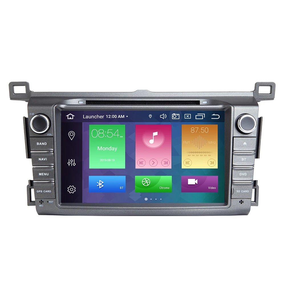 DSP IPS 4G 64G 2 Din Android 9 Автомобильный мультимедийный dvd-плеер GPS для Toyota RAV4 Rav 4 2013 2014 2015