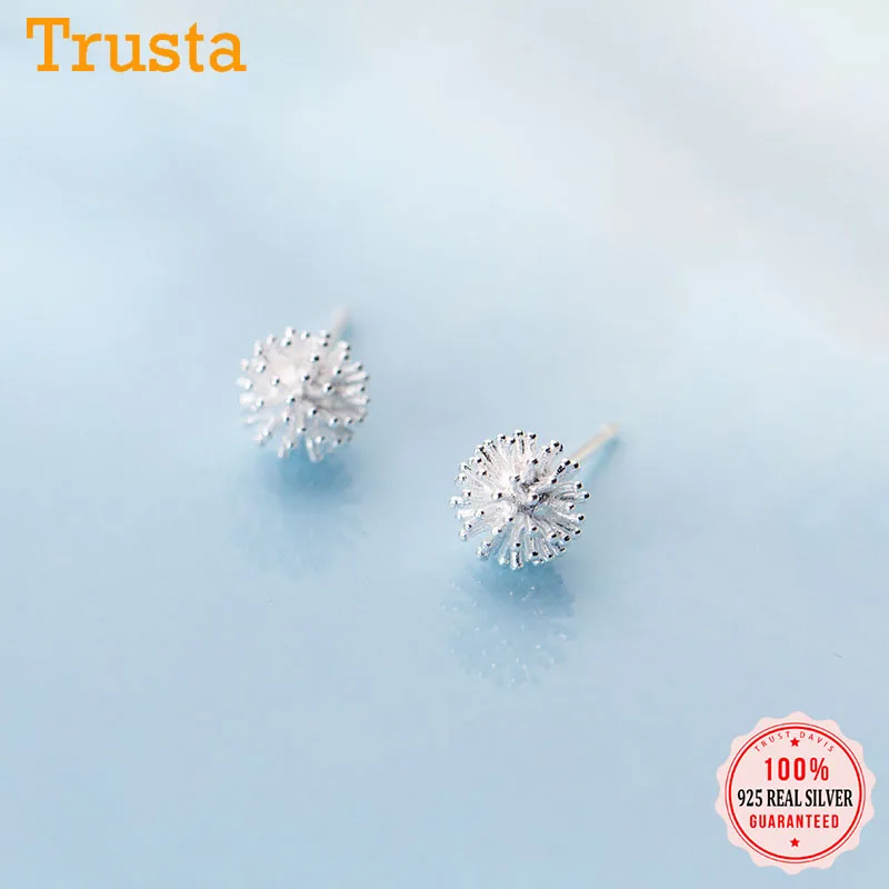 Женские серьги гвоздики из серебра 925 пробы 7 мм x мм|earrings gift|fashion stud earringsstud earrings |
