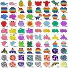 Игрушка антистресс для снятия стресса, популярная Радужная пузырьковая Игрушка антистресс, игрушка с простым затемнением, сенсорная игрушка для снятия аутизма, бесплатная доставка