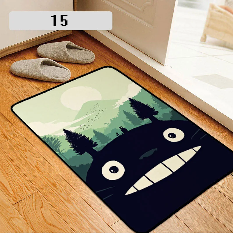 Коврик Totoro мужской нескользящий аниме без лица напольный коврик для дома