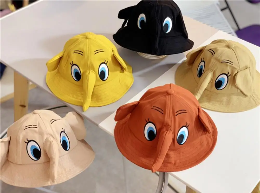 Бейсбольная шапка-ведро с мультяшным изображением слона осенне-зимняя шапка для