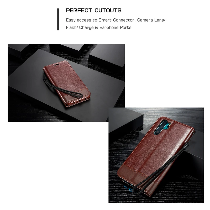 Кожаный чехол Crazy Horse с откидной крышкой Note 10, чехол-Кошелек из искусственной кожи для samsung S6 S7 S9 S8 S10 Plus A7 Note 9 10 Pro, Магнитная крышка
