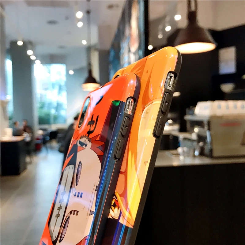 

Blue light Anime Naruto Case for iPhone 12 mini 11 Pro XS MAX 8 7 6S Plus SE2 X XR phone Cases Cartoon soft silicon Cover coque