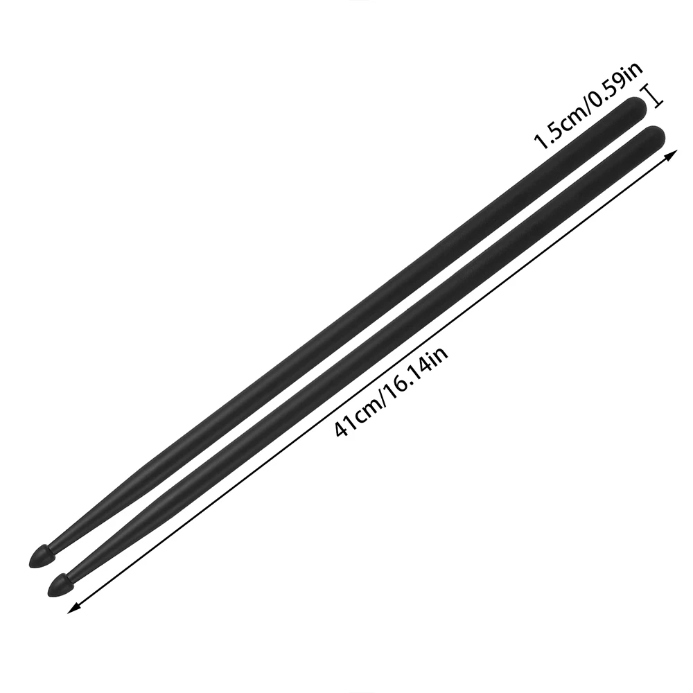 1Pair 5A Wood/Nylon Drumsticks Plastic Drum Sticks with Non-Slip Handles Professional Musical Instrument Percussion Accessories | Спорт и