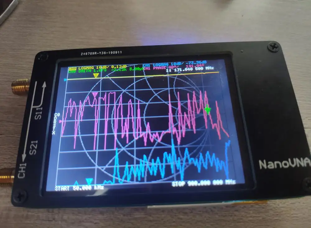 Подлинный NanoVNA векторный сетевой анализатор антенна анализатор коротковолновый MF HF VHF UHF Genius