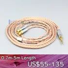 LN006741 2,5 мм 3,5 мм XLR балансный 16-жильный кабель 99% 7N OCC для наушников для HiFiMan HE400, HE5, HE6, HE300, HE4, HE500, HE6