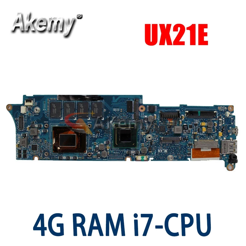 

Amazoon UX21E Laptop motherboard For Asus UX21E UX21 Test original mainboard 4G RAM I7-2677M/i7-2640M