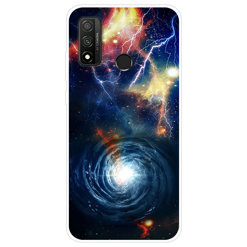Чехол для Huawei P Smart 2020 силиконовая Мягкая задняя крышка чехол телефона защиты 6 21