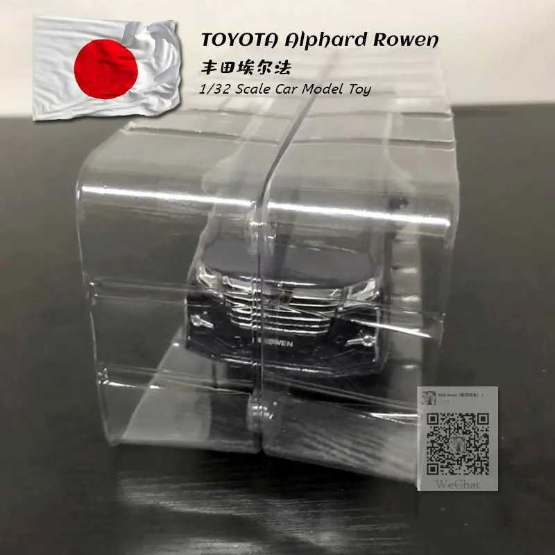 JK 1/32 Scale Sound&Light Car Model Toys TOYOTA Alphard Rowen MPV Diecast Metal Pull Back Car Model Toy For Gift,Kids,Collection