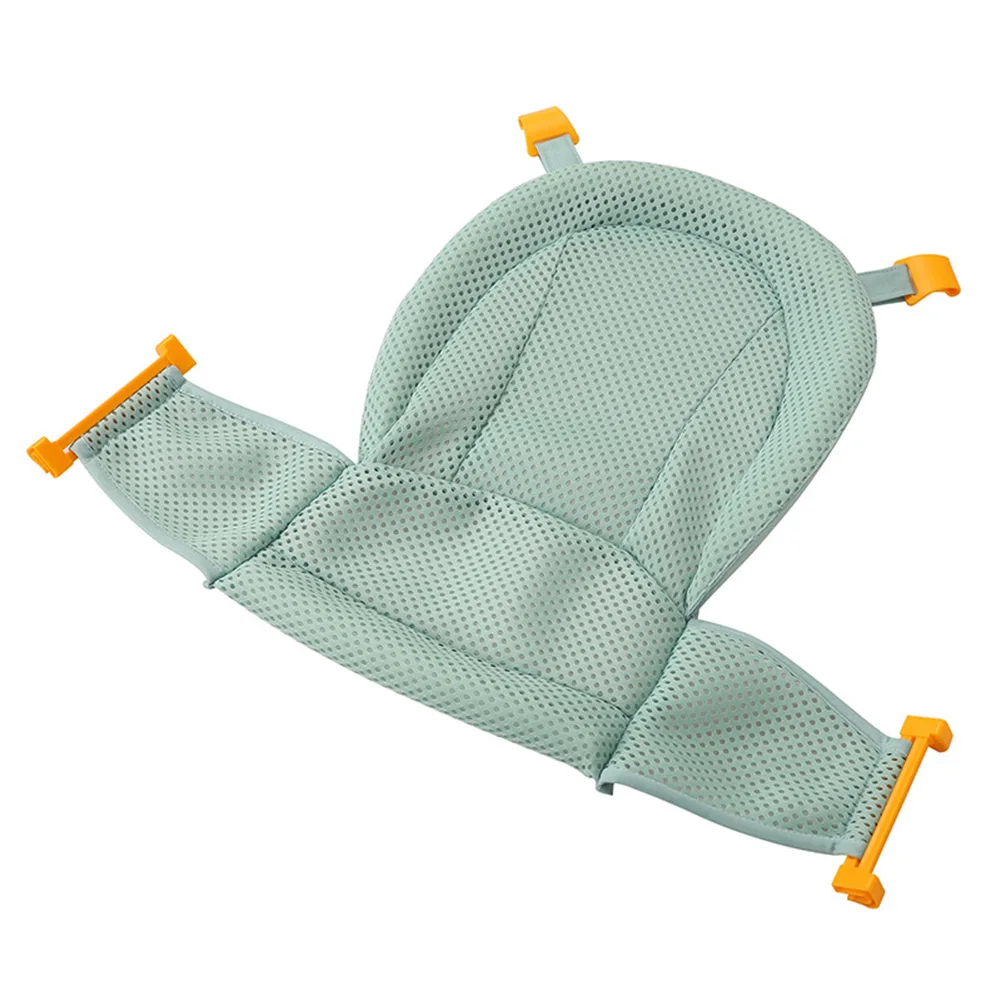 

Lightweight Portable Adjustable Shower Seat Mesh Safety Support T Shape Infant Care Foldable Home Non Slip Baby Bath Net