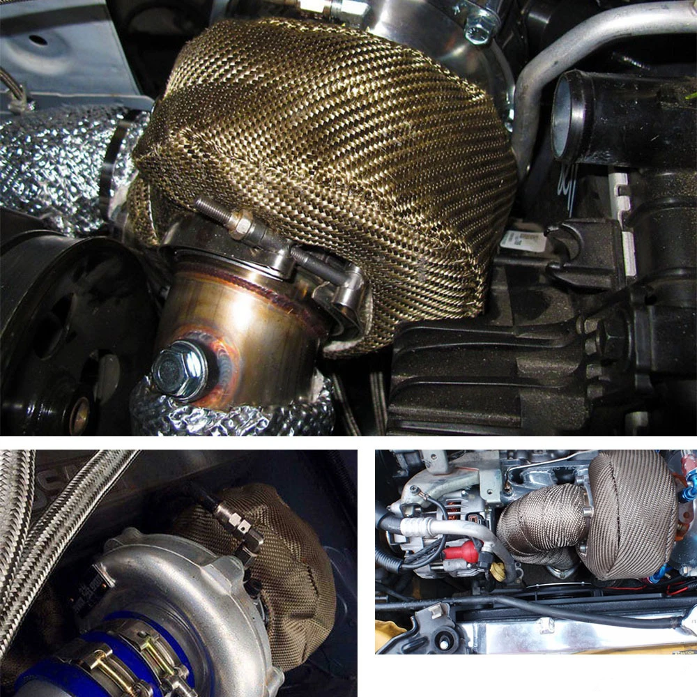 Титановое волокно из вулканической лавы Турбо тепловой щит T3 турбо огнестойкое